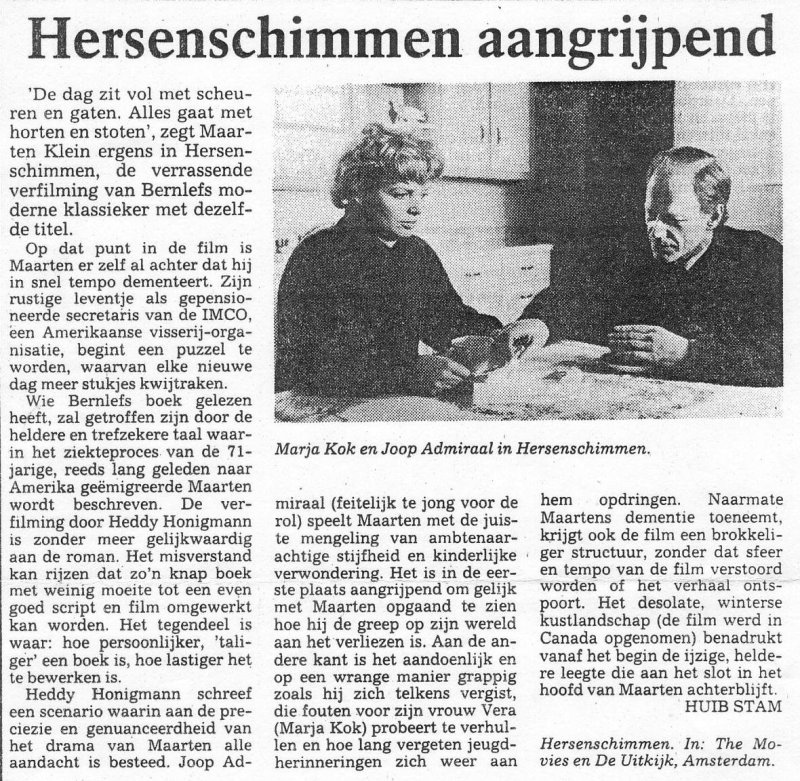 Haarlems Dagblad recensie